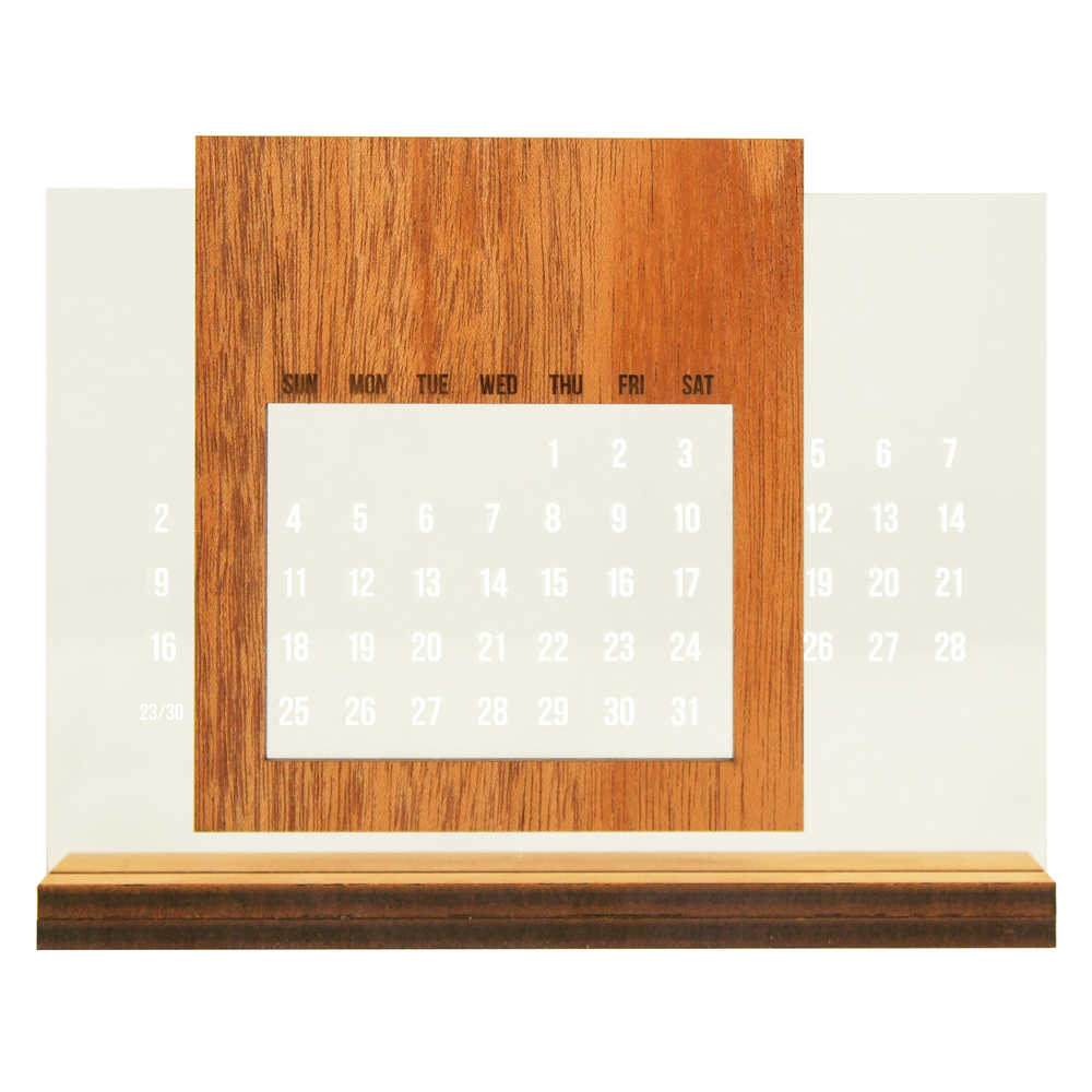 Sliding Wooden Calendar – Woodchuck USA