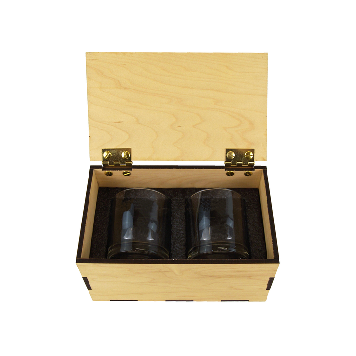 Maple Rocks Glass Gift Box